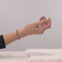 Or rose 18 carats | Bracelet Gala Pavé de Cristaux | Blanc